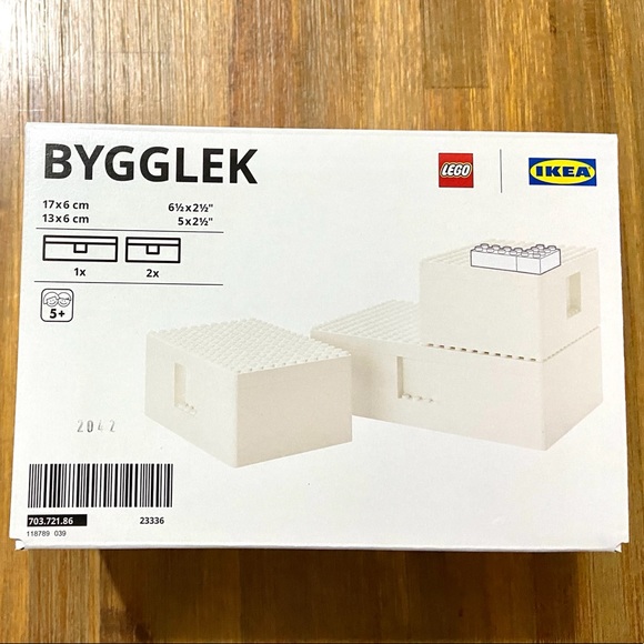 Lego Toys Nwt Bygglek Ikea Lego Box Set Of 3 Poshmark